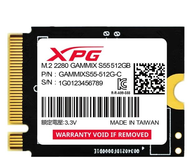 XPG GAMMIX S55 512GB SSD