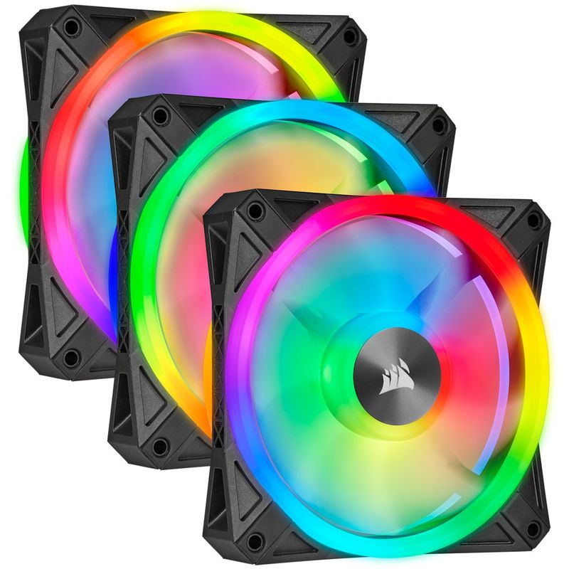 Corsair iCUE QL120 RGB Black 3-Pack