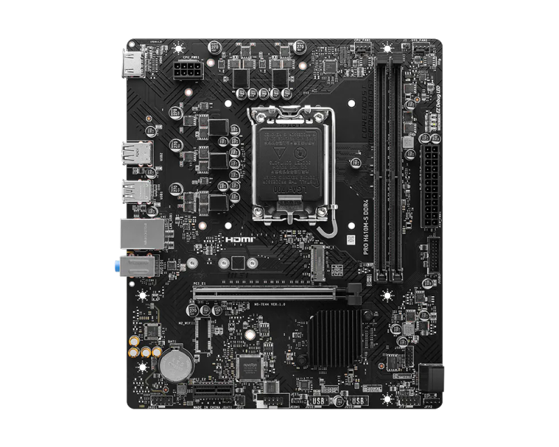 MSI PRO H610M-S DDR4 Motherboard