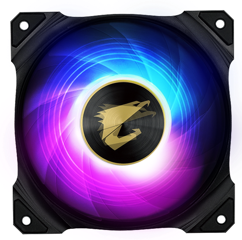 GIGABYTE AORUS 120 ARGB FAN Black Single Fan