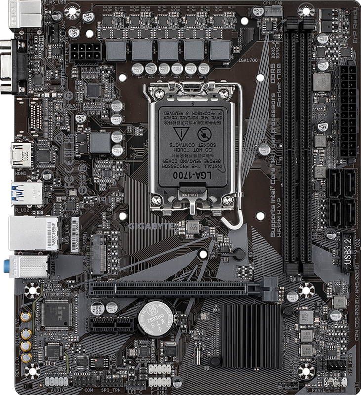 GIGABYTE H610M H V2 Motherboard