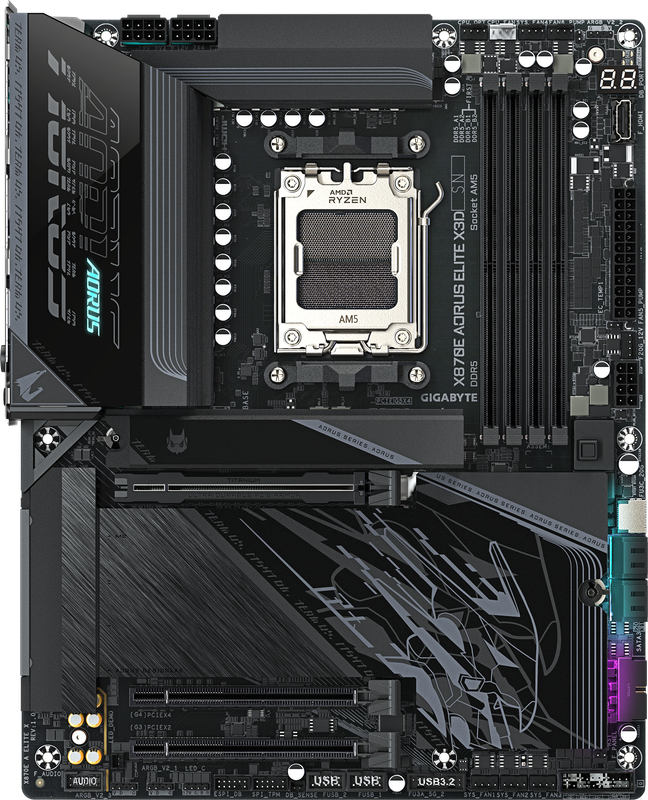 GIGABYTE X870E AORUS ELITE X3D Motherboard