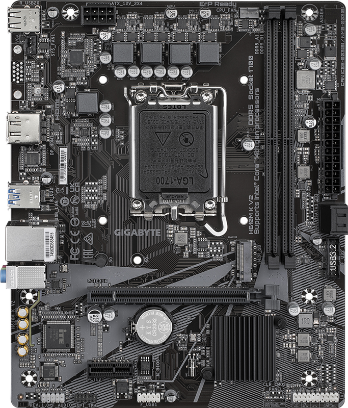 GIGABYTE H610M K V2 Motherboard