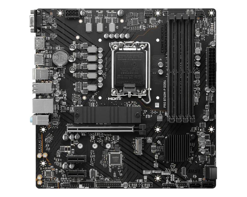 MSI PRO B760M-P DDR4 Motherboard