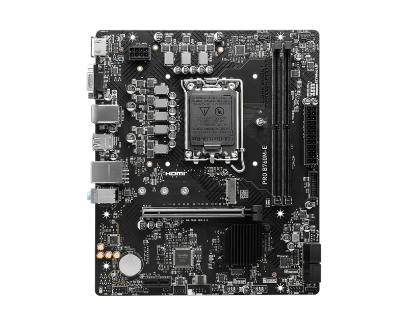 MSI PRO B760M-E Motherboard