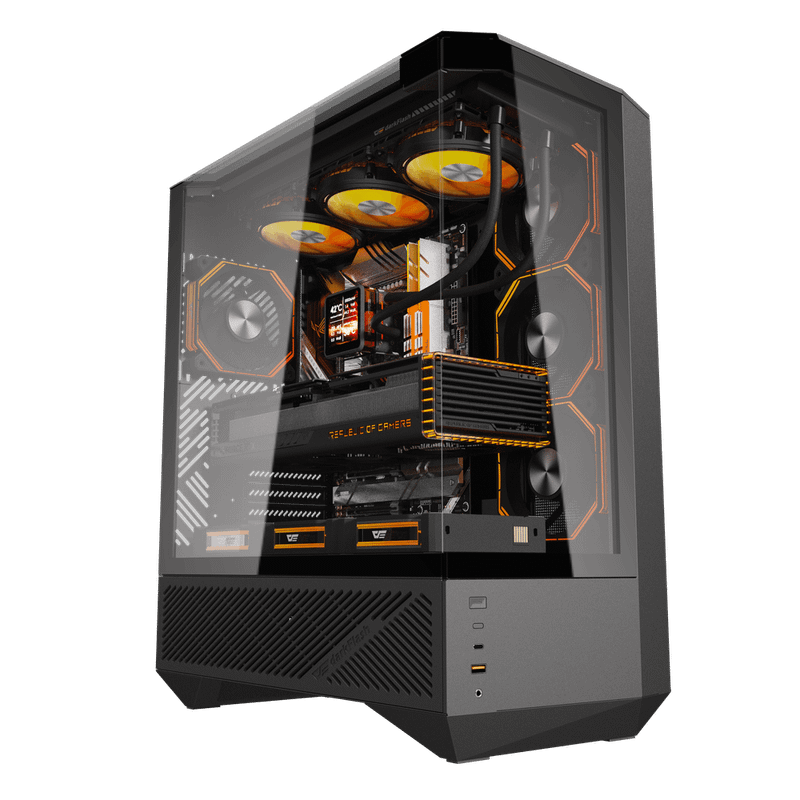 darkFlash DY460 4 Fans PC Case