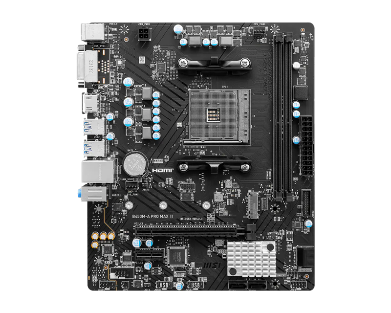 MSI B450M-A PRO MAX II Motherboard