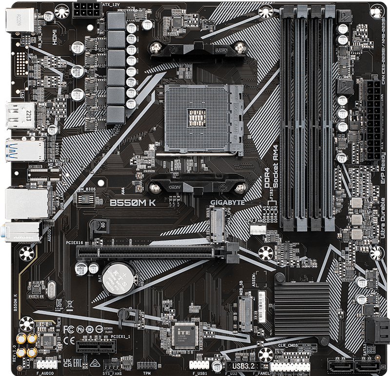 GIGABYTE B550M K Motherboard