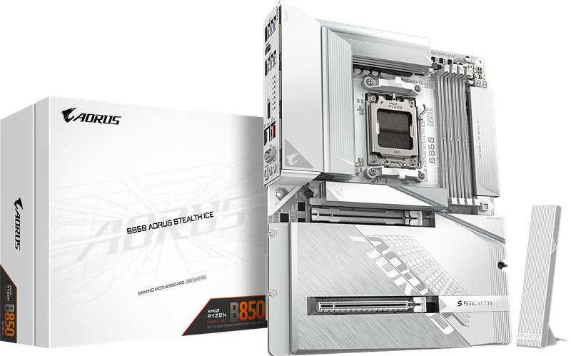 GIGABYTE B850 AORUS STEALTH ICE Motherboard