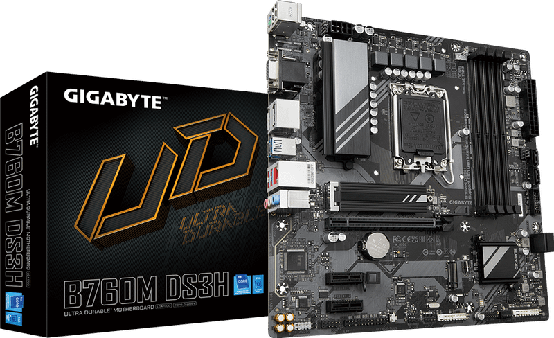 GIGABYTE B760M DS3H Motherboard