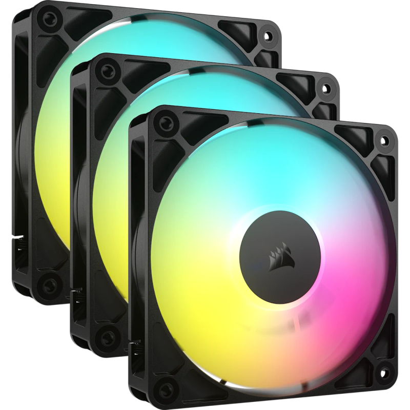 Corsair RS120 ARGB Black 3-Pack