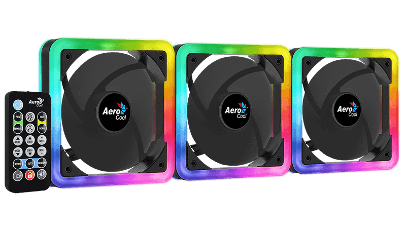 AeroCool Edge 14 Pro Black 3-Pack