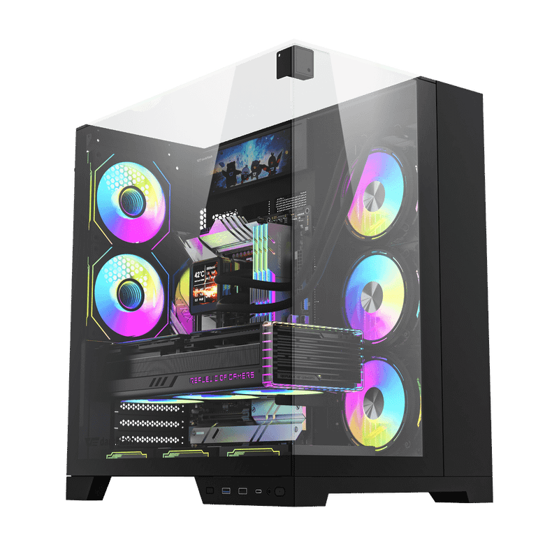 darkFlash TH285 PLUS 8 Fans PC Case