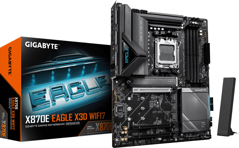GIGABYTE X870E EAGLE X3D WIFI7 Motherboard