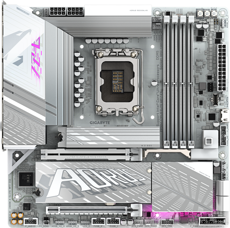 GIGABYTE Z890M AORUS ELITE WIFI7 ICE Motherboard