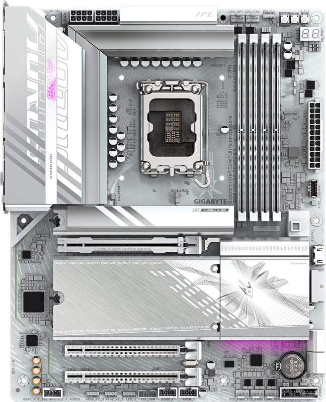 GIGABYTE B860 AORUS ELITE WIFI7 ICE Motherboard