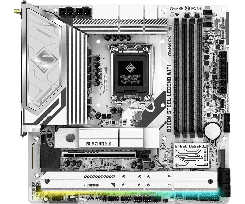 ASRock B860M Steel Legend WiFi Motherboard